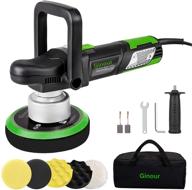 ginour 900w 6-inch buffer polisher: dual action 🚗 6 variable speed for car detailing, waxing, and polishing logo