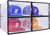 🧢 effortlessly organize and display your baseball caps with the modern jp hat organizer for baseball caps (4-pack)! логотип