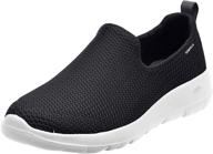 👟 skechers performance mens sneaker: black athletic shoes for men logo