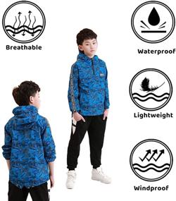 img 1 attached to 🧥 SNOW DREAMS Boys Lightweight Jacket: Water Resistant Windbreaker for Spring and Fall