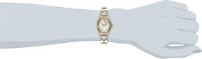 img 2 attached to ⌚ Стильные и утонченные: Часы Timex Women's T26301 Kendall Circle из нержавеющей стали с двухцветным расширяющимся браслетом