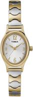 ⌚ стильные и утонченные: часы timex women's t26301 kendall circle из нержавеющей стали с двухцветным расширяющимся браслетом логотип