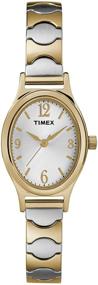 img 3 attached to ⌚ Стильные и утонченные: Часы Timex Women's T26301 Kendall Circle из нержавеющей стали с двухцветным расширяющимся браслетом