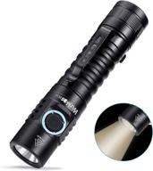 wurkkos fc11 pocket led flashlight - high 90cri ultra bright 1300 lumens, mini flashlight with usb c charging, ip67 waterproof, magnetic tailcap - ideal for indoor/outdoor activities (4000k warm white) logo