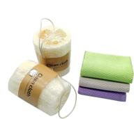 organic loofah luffa sponges and cloth cleaning kit: ideal for kitchenware and bath spa skin care logo