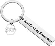 faadbuk best crossing guard keychain logo