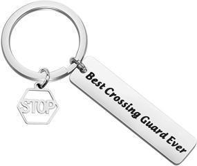 img 4 attached to FAADBUK Best Crossing Guard Keychain