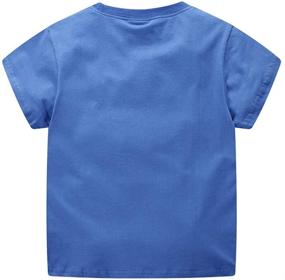 img 3 attached to 👕 Toddlers Sleeve T Shirts for Boys - LUMMY KIDS Boys' Clothing: Tops, Tees & Shirts