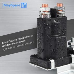 img 1 attached to 🔌 MaySpare 80-Amp Relay 12V Continuous Duty Solenoid Relay White Rodgers High Current Starter Relay – Battery Isolator & SPST 4 Pin Relay