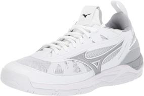 img 4 attached to Mizuno Womens Luminous Volleyball White Silver