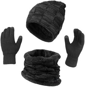 img 4 attached to KRATARC Winter Beanie Gaiter Outdoor Men's Accessories