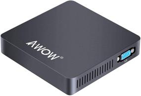img 4 attached to 💻 AWOW Mini PC: Windows 10 Home/Pro, Intel Celeron N3350, 6GB DDR4/64GB eMMC, 4K Support, WiFi, Ethernet, Bluetooth