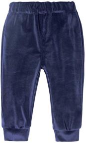 img 1 attached to Stylish Velvet Girls' Hooded Tracksuit Sweatshirt and Sweatpants: Perfect for Active Wear