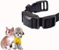 rechargeable no shock bark control anti-bark collar for small dogs/cats - vibration beeper mode logo