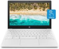 🖥️ hp chromebook 11-inch laptop - mediatek mt8183 - 4gb ram - 32gb emmc storage - 11.6-inch hd ips touchscreen - chrome os - (11a-na0050nr, 2020 model, snow white) logo