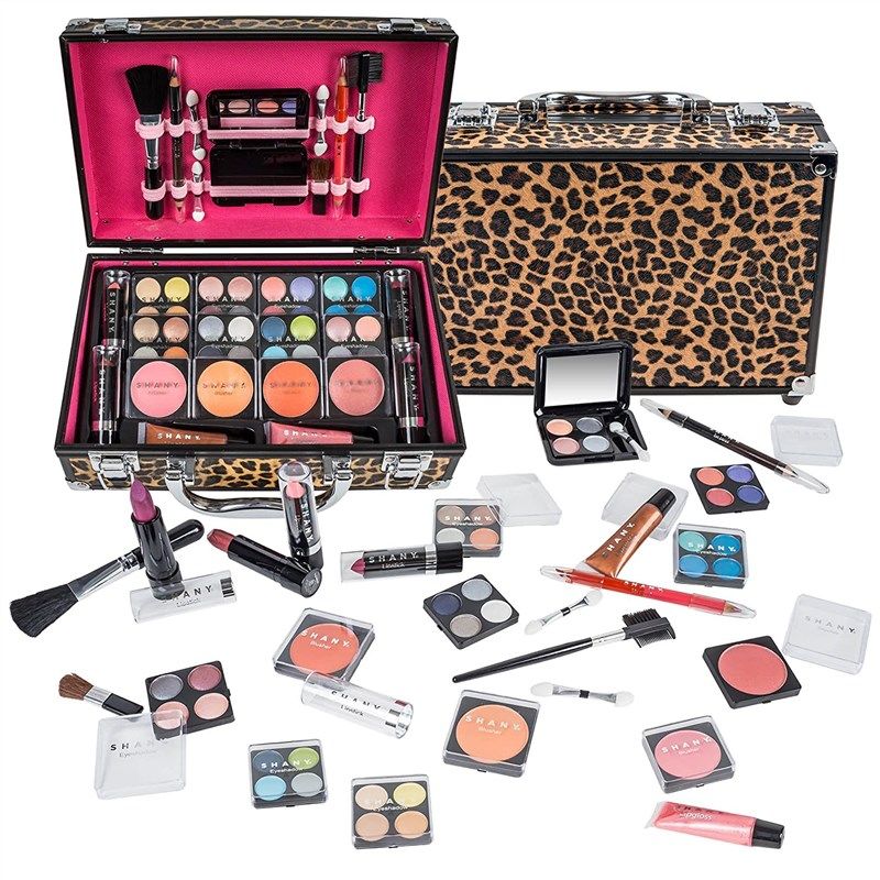 shany makeup reusable aluminum leopard 로고