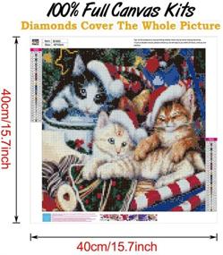 img 2 attached to Christmas Diamond Painting Beginner（Diamond 16X16Inch） Painting, Drawing & Art Supplies