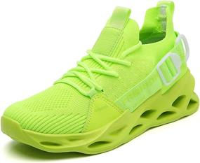 img 4 attached to Walking Lightweight Running Comfort Breathable Men's Shoes and Athletic