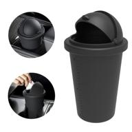 🚗 bmzx car trash can cup holder - convenient auto/home/office garbage bin logo