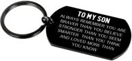 keychain inspirational christmas valentines graduation logo