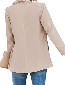 img 3 attached to 👚 GRAPENT Business Sleeves Cardigan: Sleek and Stylish Outerwear for Women's Suiting & Blazers
