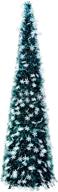 🎄 zmmyuluo christmas tree 5ft: sparkling collapsible sequin pop up tinsel tree – perfect diy folding artificial xmas tree for indoor/outdoor use (f) логотип