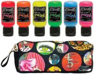 🎨 dyan reaveley's dylusions paints - bright cocktails collection: vibrant colors in a stylish designer bag logo