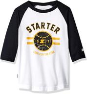 👕 top-rated boys' clothing: exclusive starter baseball t-shirt on amazon logo