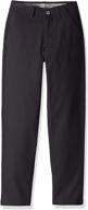 haggar youth sustainable chino black boys' clothing in pants logo