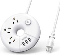 power strip usb ntonpower outlets logo