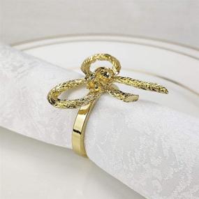 img 1 attached to JIALONG Napkin Rings for Receptions and Gatherings