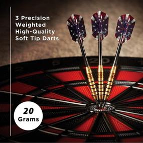 img 3 attached to 🎯 Enhance Your Dart Game with Viper Elite Brass Soft Tip Darts