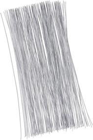 img 3 attached to 🌸 Floral Wire 22 Gauge - 300 Piece Flower Wire for Florist Floral Arrangements, DIY Crafts, and Bouquet Wrapping - White, 16 Inches