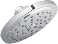 🚿 moen s176 7-inch single function rainshower shower head with immersion technology, chrome logo