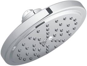 img 2 attached to 🚿 Moen S176 7-Inch Single Function Rainshower Shower Head with Immersion Technology, Chrome