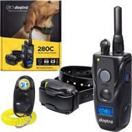 🐶 dogtra 280c, 282c remote training collar - 1/2 mile range, waterproof, rechargeable - static & vibration, includes petstek clicker логотип