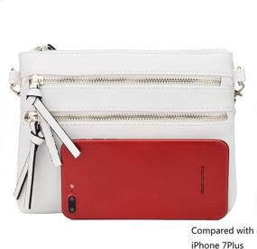 img 2 attached to 👜 Jiaruo Zipper Wristlet Crossbody: Versatile and Stylish Handbags & Wallets for Women