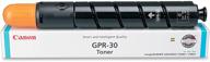 canon gpr-30c 2793b003aa imagerunner advance c5045 c5051 c5250 c5255 toner cartridge (cyan) in retail packaging logo