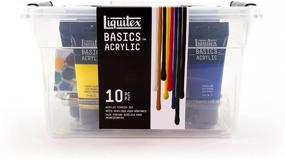 img 4 attached to 🎨 Набор красок Liquitex BASICS из 9 тюбиков с акриловой краской с кисточкой, 75 мл - качественные художественные материалы для живописи