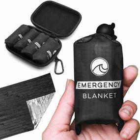 img 4 attached to 🔥 Stay Safe with Oceas Outdoor Mylar Emergency Blankets: Essential Outdoor Gear