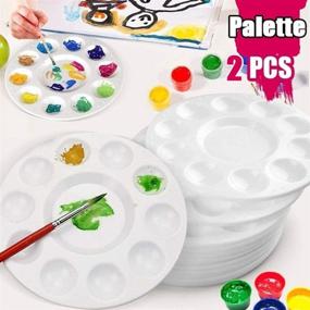 img 2 attached to Palettes Plastic Painting Palette Watercolor