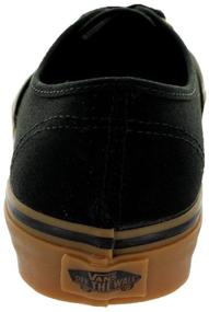 img 2 attached to Authentic Black Rubber Men's Fashion Sneakers by Vans Unisex