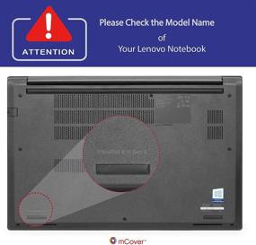 img 2 attached to 🔒 2020 Lenovo ThinkPad E15 AMD Gen 2 15.6-inch Laptop Cover: mCover Clear Hard Shell Case for Effective Protection