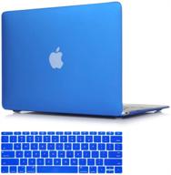 💻 tojia dark blue macbook pro 13 inch case 2012-2008: durable hard shell with keyboard cover logo