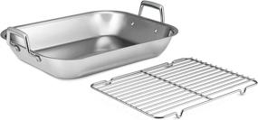 img 4 attached to 🍳 Tramontina Roasting Pan Stainless Steel 18.75-Inch: Premium Quality for Perfect Roasting, 80203/010DS