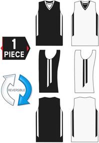 img 3 attached to 👕 Boys' Active Reversible Performance Athletic Basketball Scrimmage Apparel