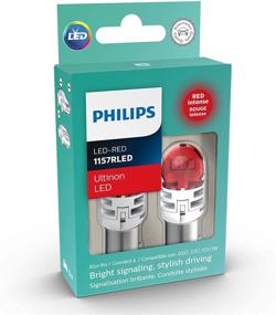 img 2 attached to 💡 Ultinon LED Красные 1157RLED от Philips - 2 штуки