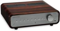peachtree audio nova300 integrated amplifier with dac - gloss ebony mocha: superior sound amplification and digital-to-analog conversion logo