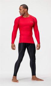 img 1 attached to 🏋️ Enhance Performance with DEVOPS 2~3 Pack Men's Athletic Long Sleeve Compression Shirts