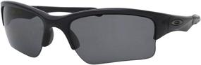 img 4 attached to 🕶️ Matte Black Oakley Si Quarter Jacket Sunglasses with Grey Polarized Lens - OO9200-07